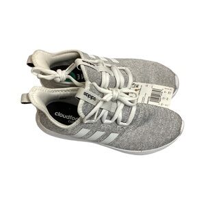 Adidas Cloudfoam Pure 2.0 Women’s Gray White Sneakers Size 8 Like New no Box